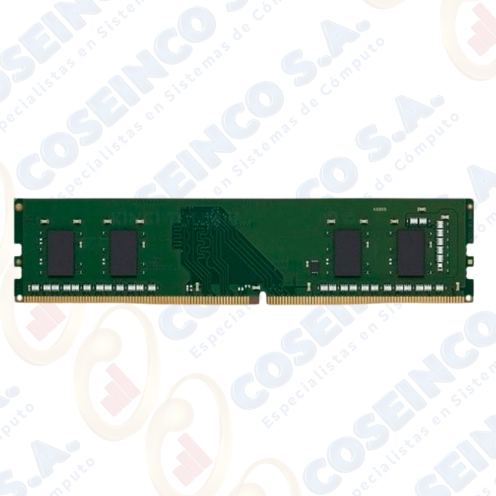 Memoria Kingston 8GB DDR4-3200 MHz, PC4-25600, CL22, 1.2V, 288-Pin, Non-ECC /  KVR32N22S6/8