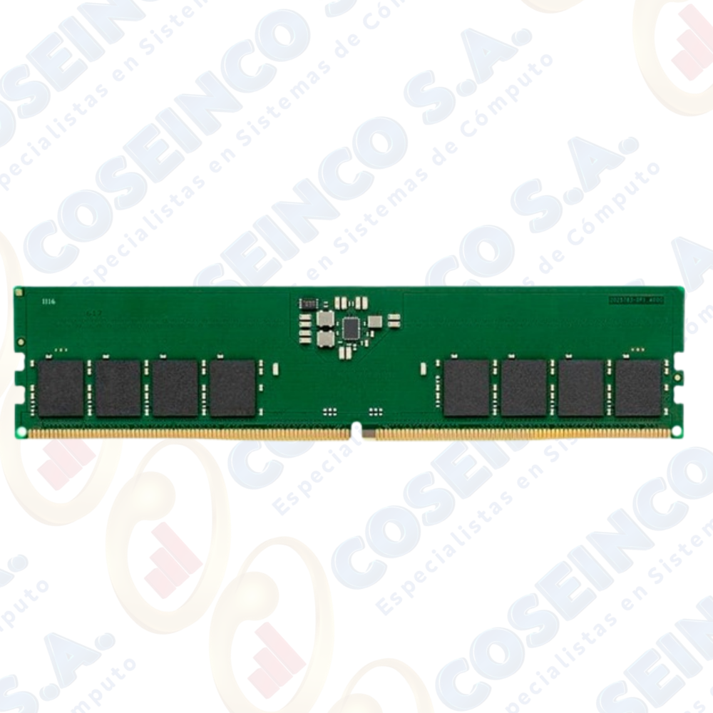Memoria Kingston 16GB, DDR5-5600 MHz, PC5-44800, CL46, 1.1V, 288-pin, 1Rx8, Non-ECC / KCP556US8-16