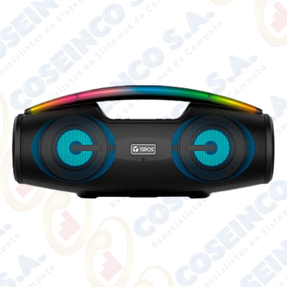 Parlante TEROS TE-6042N, bluetooth, 20 W (2 x 10 W), 3000 mAh, negro / TE-6042N
