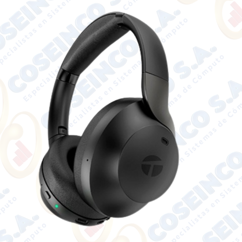 Audífono inalámbrico ANC TEROS TE-8033N (Headset), negro / TE8033