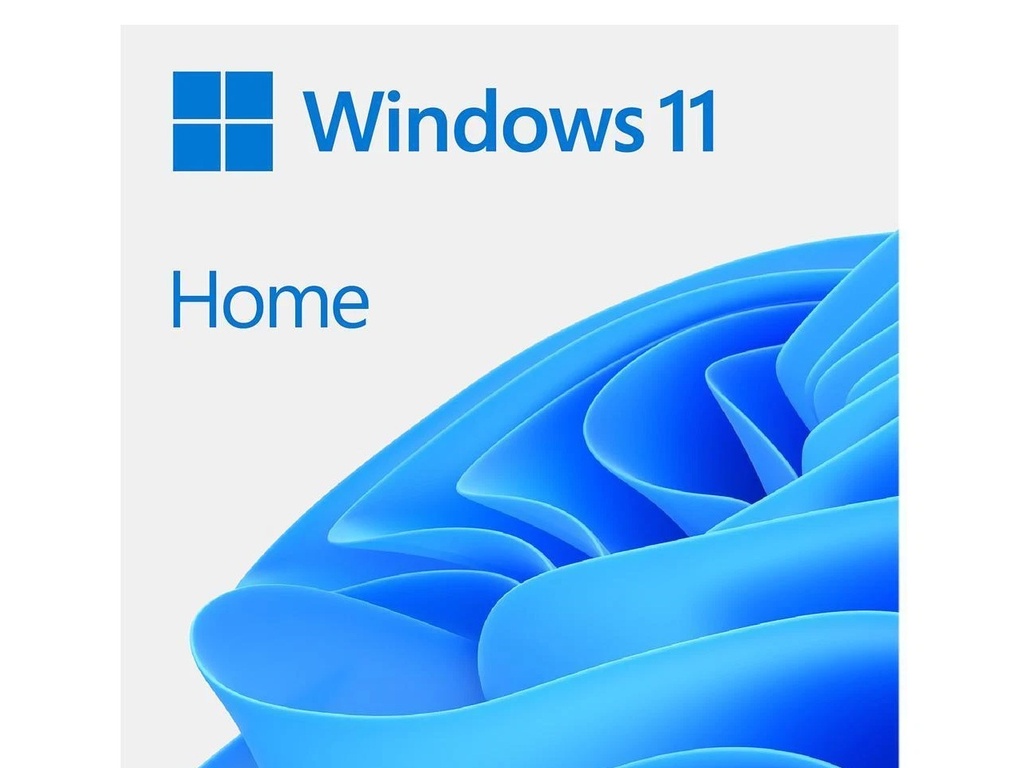 Sistema Operativo Microsoft Windows Home 11, 64 bits, español, 1pk, DSP OEM DVD. / KW9-00657