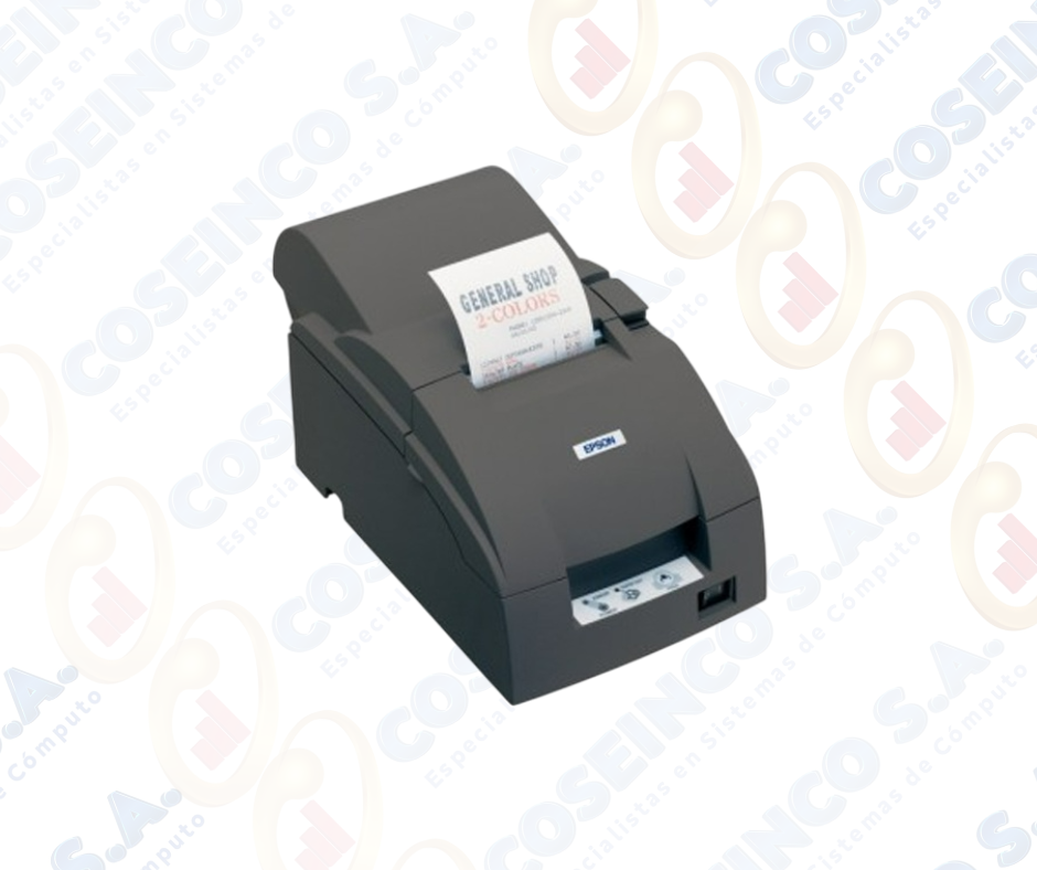 Impresora de matriz de puntos de impacto Epson TM-U220, Interfaz: USB (modelo estandar) / C31C513A8901 Color Negro ( En Stock) Color Blanco ( Sin Stock)