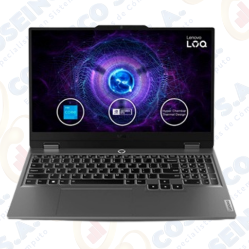 [441877] Notebook Lenovo LOQ 15IAX9 15.6" FHD IPS, Core i5-12450HX hasta 4.4GHz, 24GB DDR5-4800MHz / 83GS00EQLM