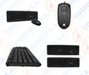 Kit teclado y mouse TEROS TE-4062N, USB, acabado elegante, negro, español , óptico / TE4062N