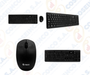 Kit teclado y mouse TEROS TE-4071S, inalámbrico, 2.4 GHz, acabado elegante, negro, español /  TE-4071S