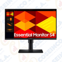 Monitor plano SAMSUNG Essential Monitor S4, 24" FHD IPS, 100Hz, HDMI, DP / LS24D400GALXPE