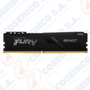 Memoria Kingston Fury Beast, 16GB, DDR4, 3200 MHz, PC4-25600, CL16, 1.35V. / KF432C16BB/16