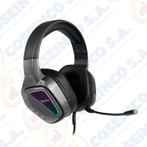 [403609] Auriculares Gaming TEROS TE-8171N estéreo, micrófono, Luces RGB / TE8171N