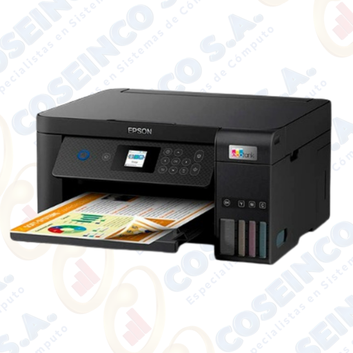 [386663] Multifuncional de tinta Epson EcoTank L4260 Imprime / Escanea / Copia / USB / Inalambrica / C11CJ63301