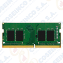 Memoria RAM SODIMM DDR4 3200Mhz PC4-25600 - KINGSTON  /  KCP432SS8/8