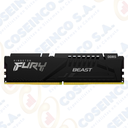 Memoria Kingston Fury Beast 16GB DDR5-6000MHz, PC5-48000, CL36, 1.35V, 288-Pin /  KF560C36BBE2-16