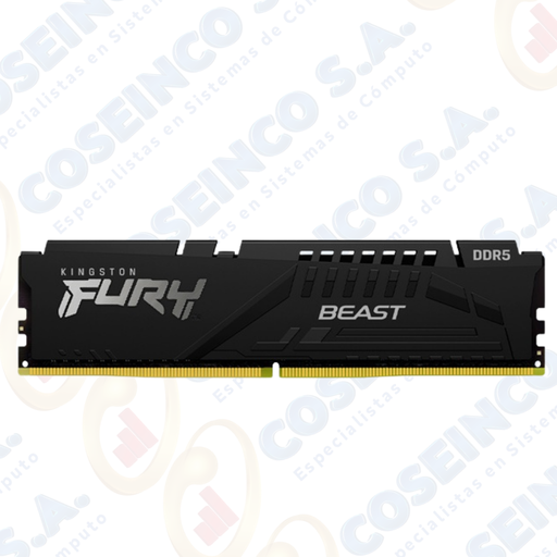 [423572] Memoria Kingston Fury Beast 16GB DDR5-5600MHz, PC5-44800, CL40, 1.25V, 288-Pin, DIMM / KF556C40BB-16